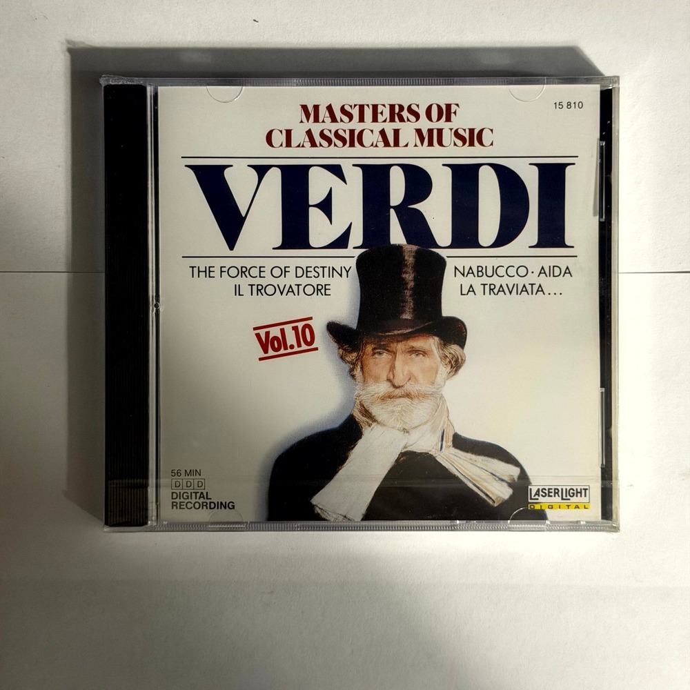 Masters of Classical Music Vol 10 Verdi Giuseppe CD LaserLight Digital 15810